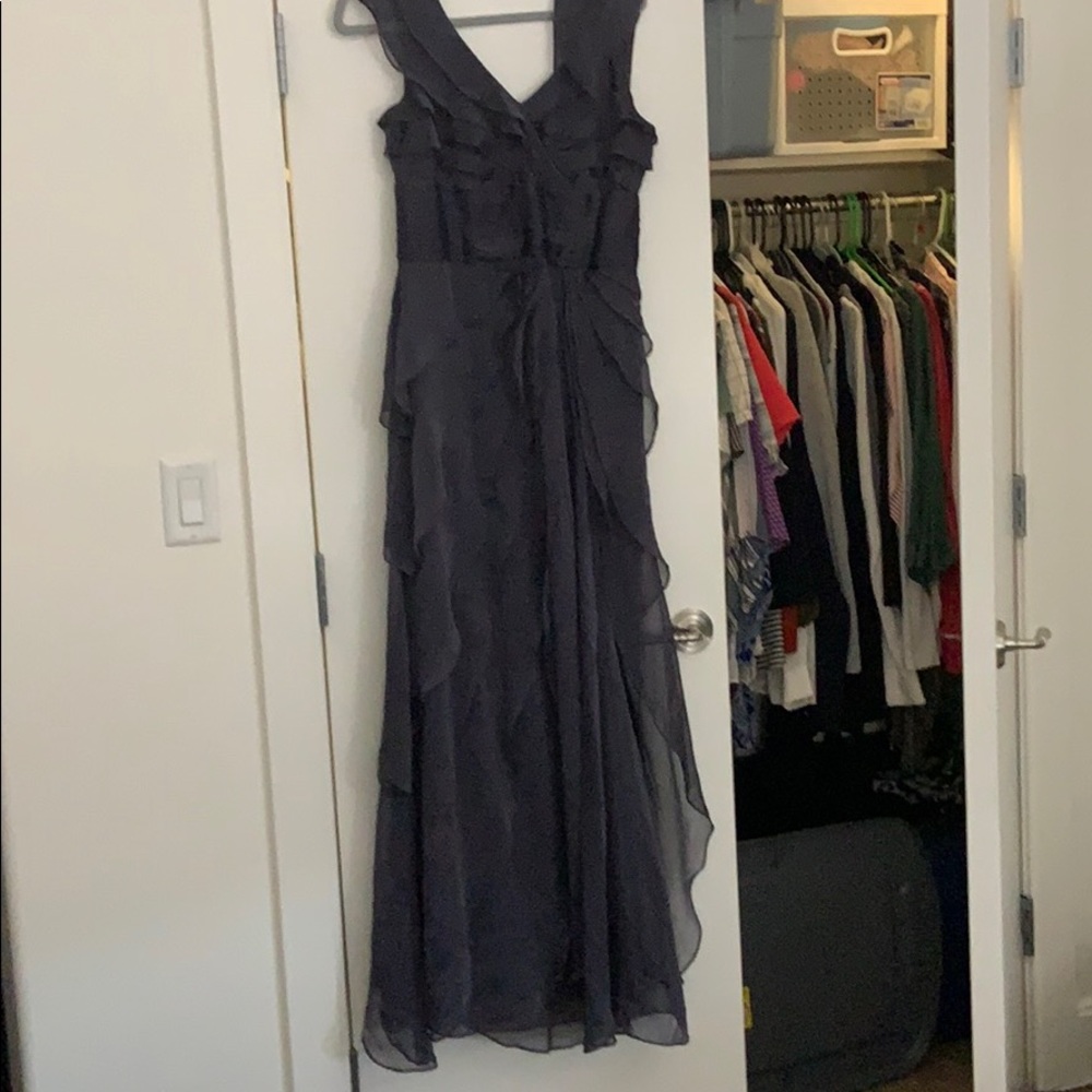 Adrianna Papell Long tiered formal dress gown